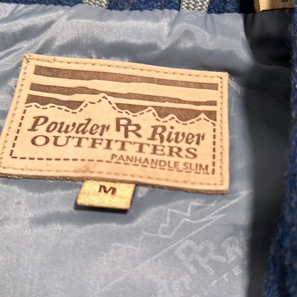 🦋 PR Powder River Outfitters Wool Panhandle Slim Vest Jacket - Picture 3 of 4